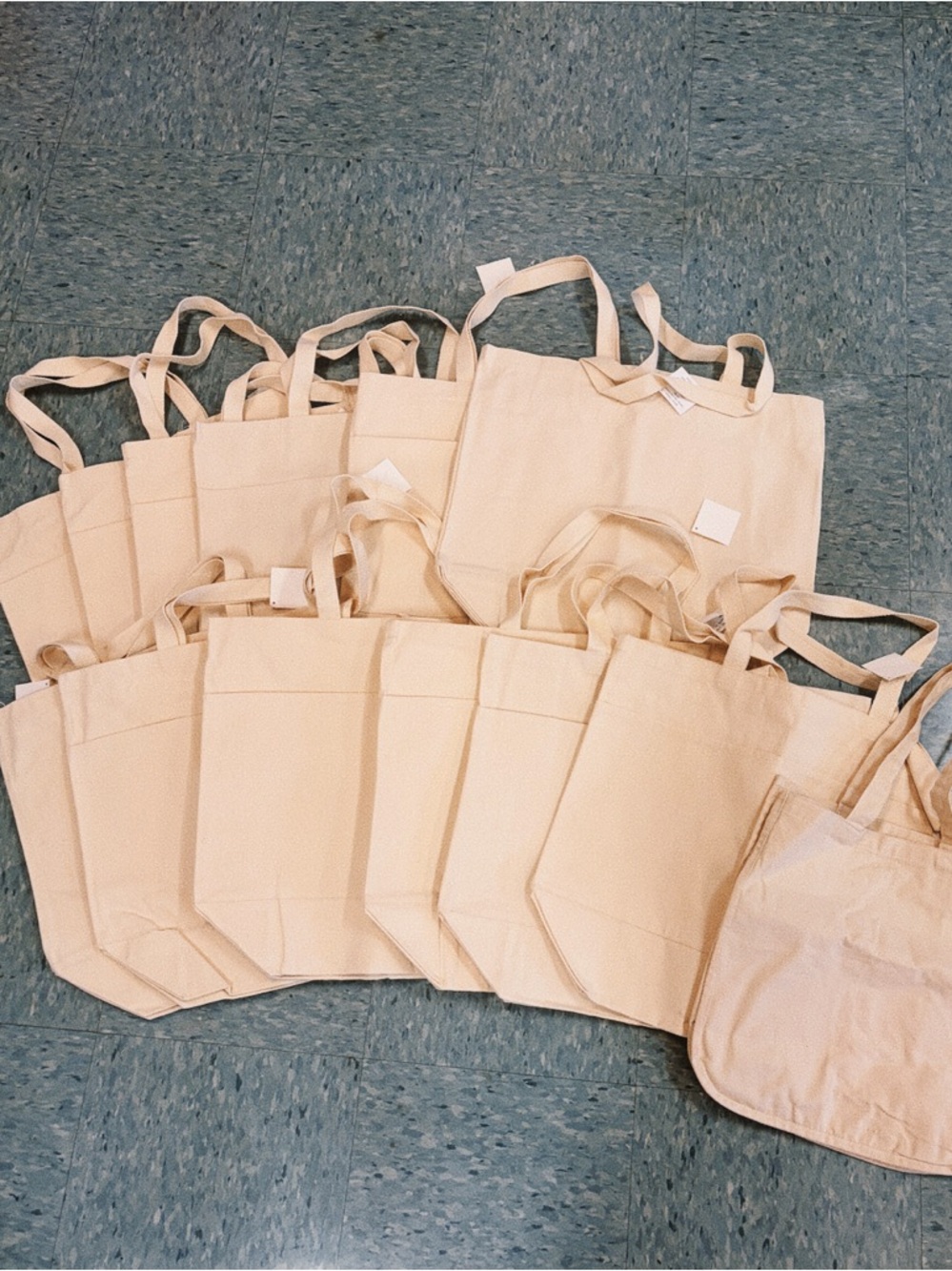 Bundle Canvas Tote Bag - Natural Beige